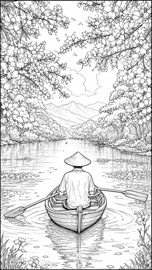 Boat Portrait Canvas Painting Kit
