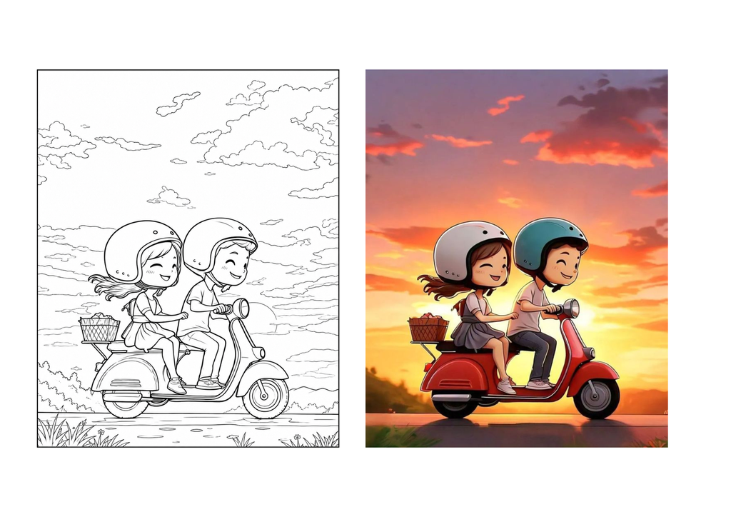 Brother Sister Bonding Canvas Painting Kit