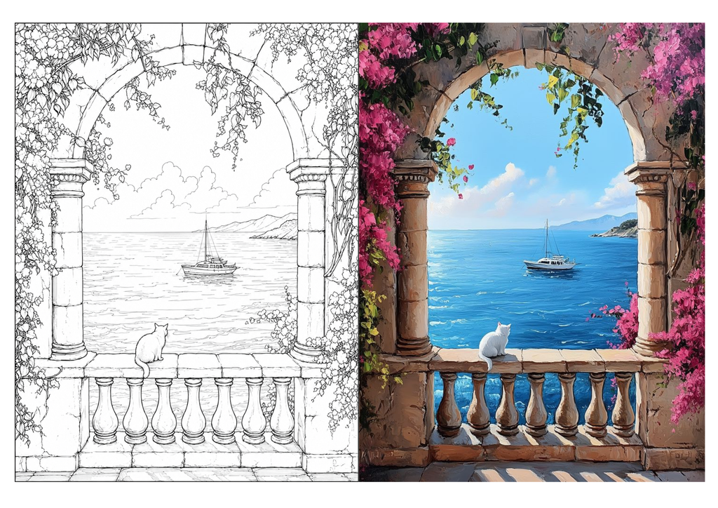 Paris View Canvas Painting Kit
