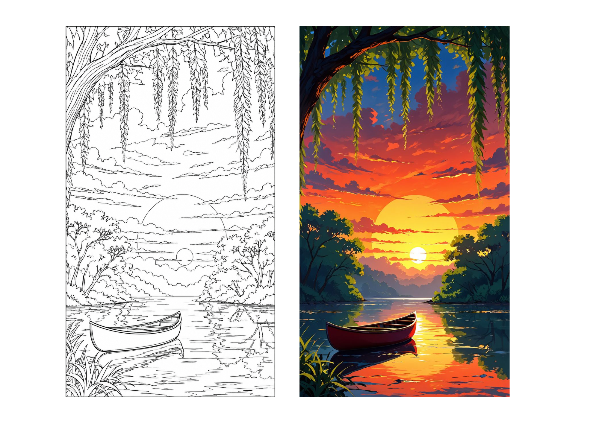Lake View Canvas Painting Kit