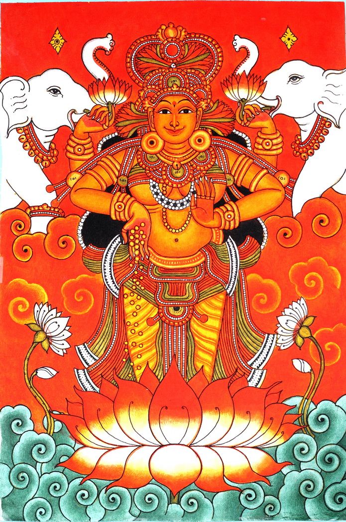 Goddess Lakshmi Canvas Painting Kit