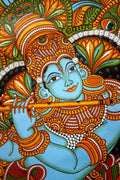 Beautiful Krishna with Flute Canvas Painting Kit