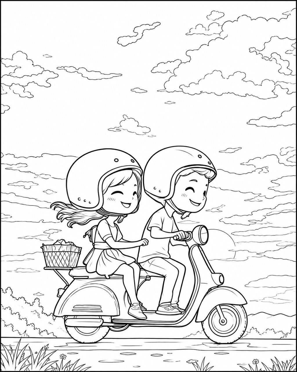 Brother Sister Bonding Canvas Painting Kit