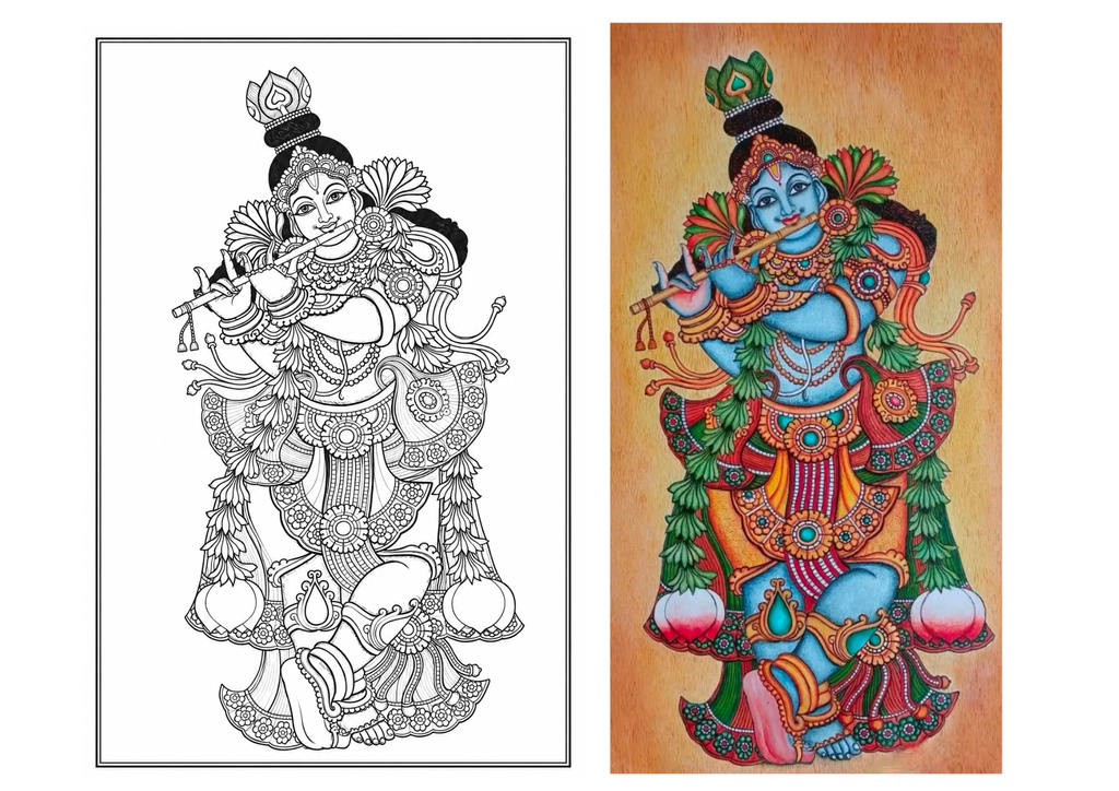 Murali Krishnan Canvas Painting Kit