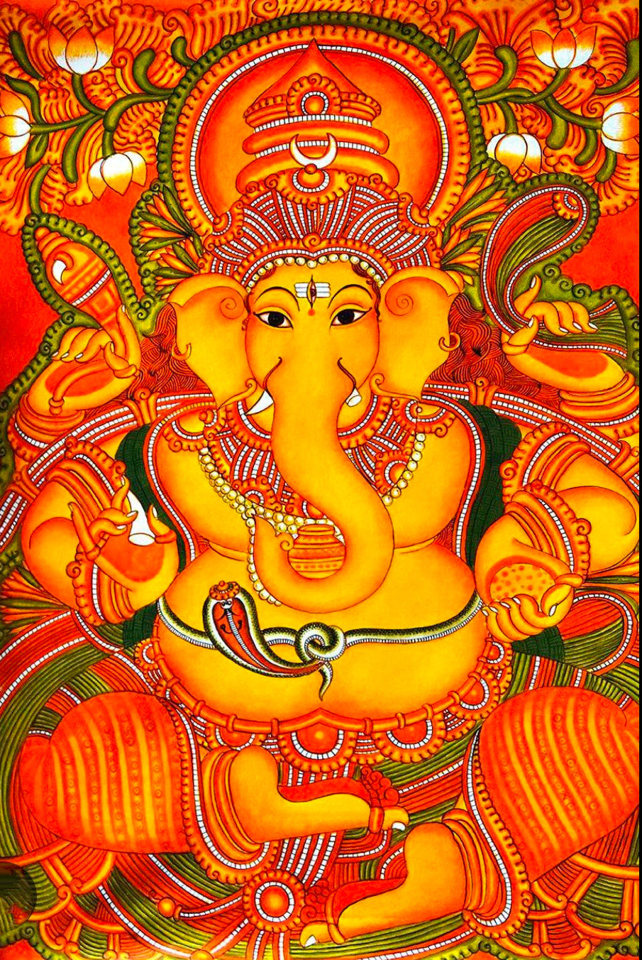 Ganapathi Canvas Painting Sketch Kit