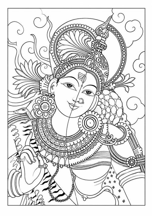 Arthanadheeshwaran Canvas Painting Kit
