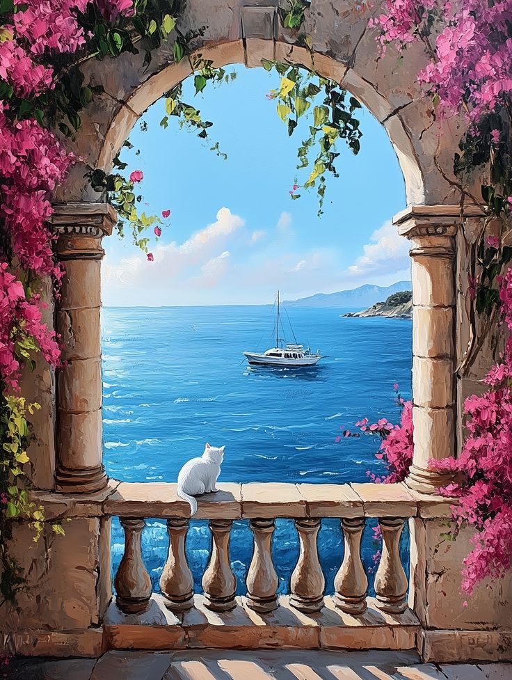 Paris View Canvas Painting Kit