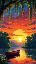Lake View Canvas Painting Kit