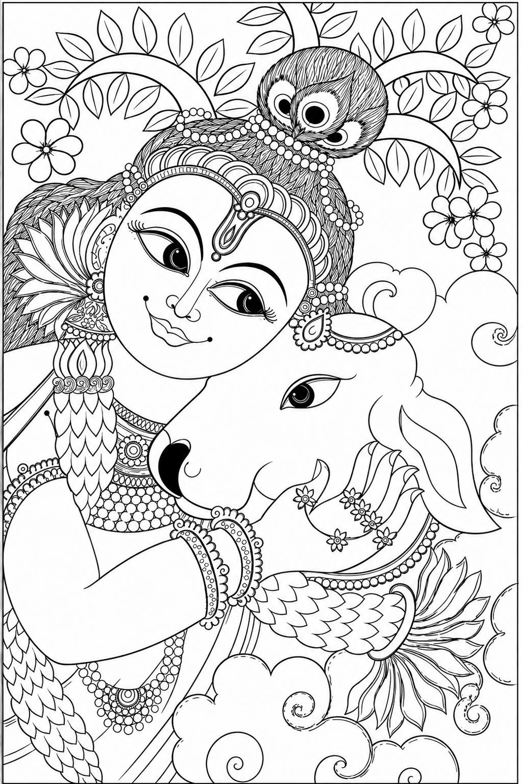 Little Krishna Canvas Painting Kit