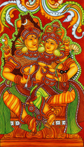 Siva Parvathi Canvas Painting Kit